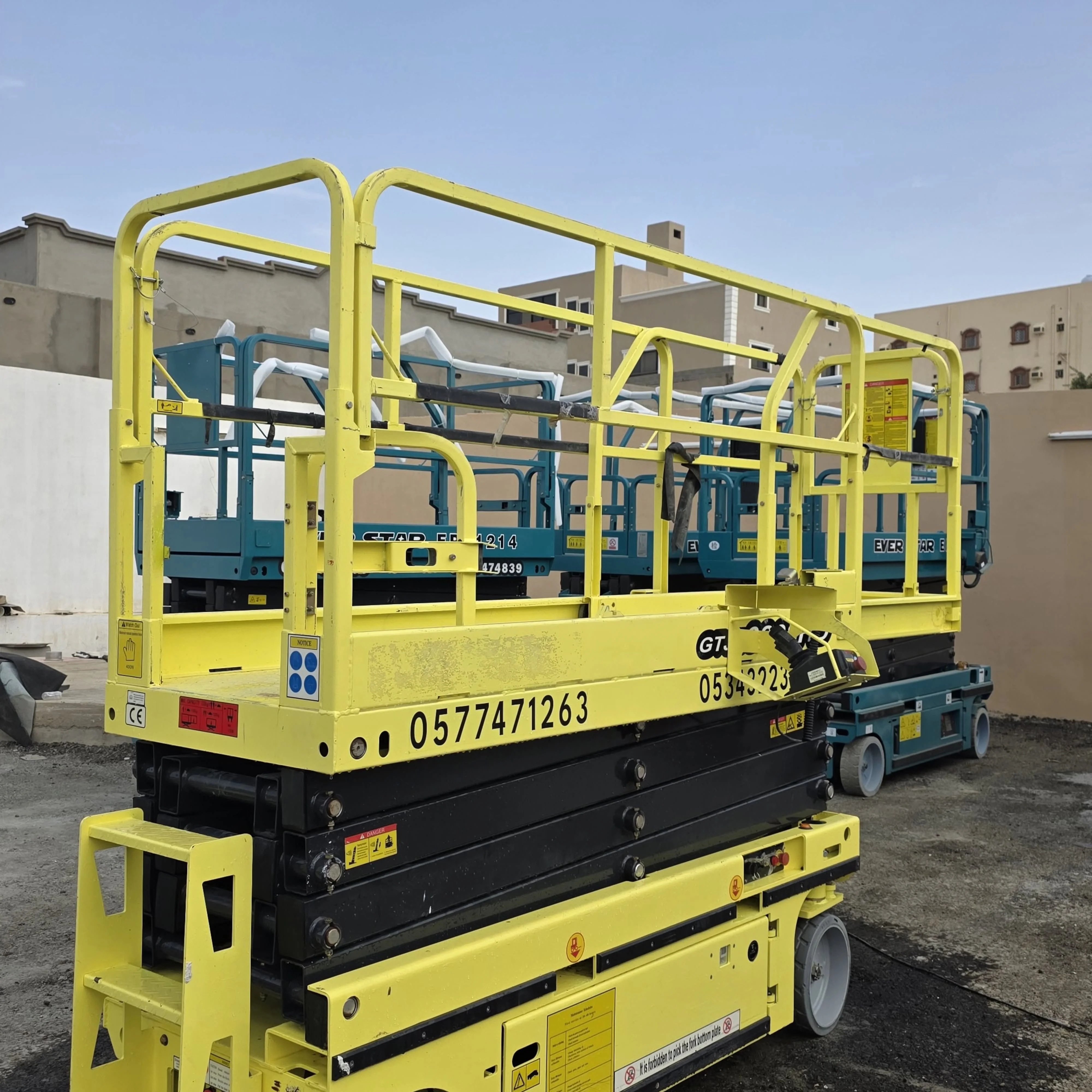 سيزر لفت للايجار في |. السعودية- 2026 Scissor Lift rental